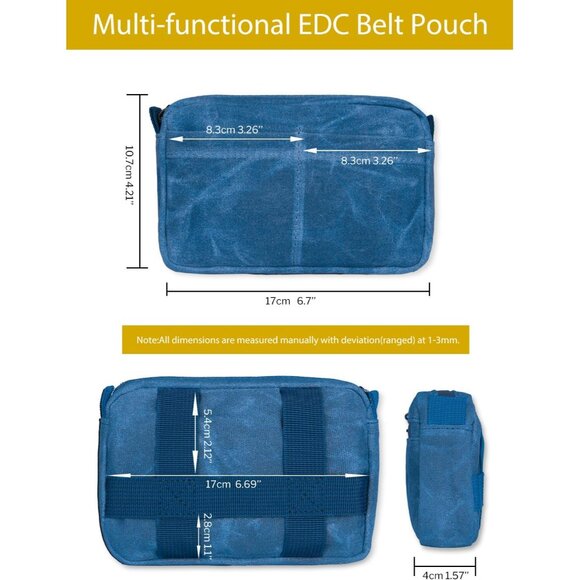 Waterproof and Lightweight EDC Pouch - Perfect Tactical Organizer for On-the-Go - Picture 6 of 9